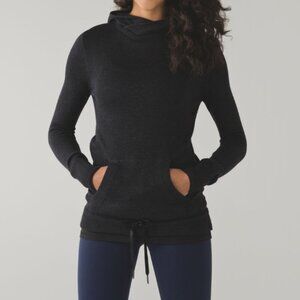 Lululemon Sweet Savasana Pullover Heathered Black Size 4
